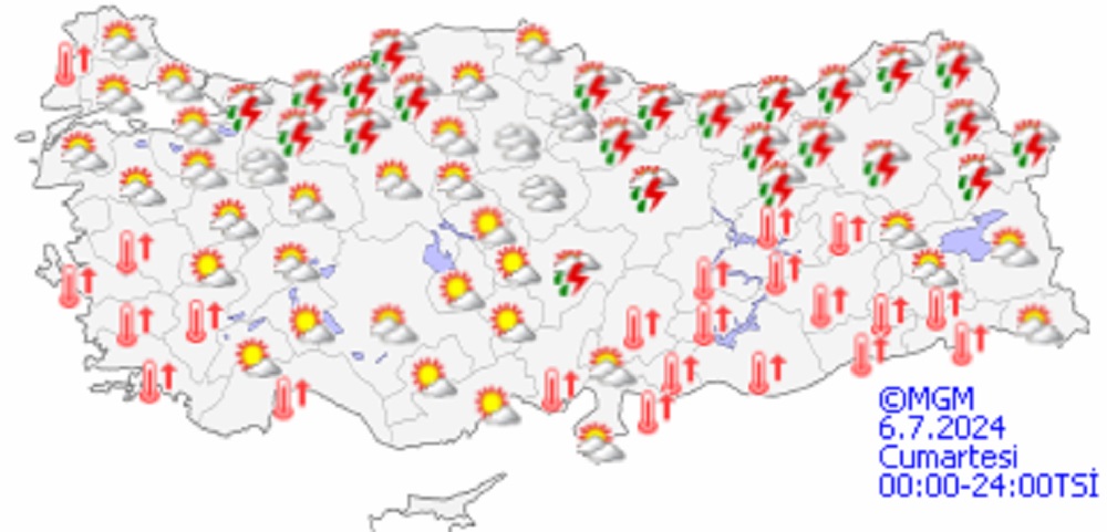Yağmur geliyor, kavurucu sıcaklara ara
