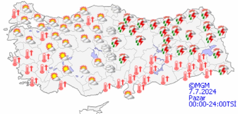 Yağmur geliyor, kavurucu sıcaklara ara