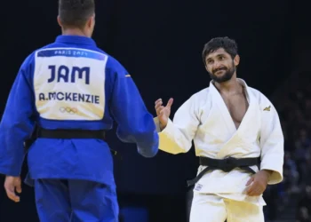 Milli judocu Salih Yıldız, yarı finalde Luka Mkheidze’ye mağlup oldu