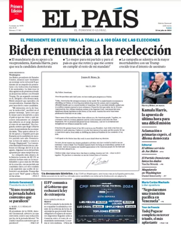 Dünya basını, Biden’ın bırakma kararını nasıl gördü?