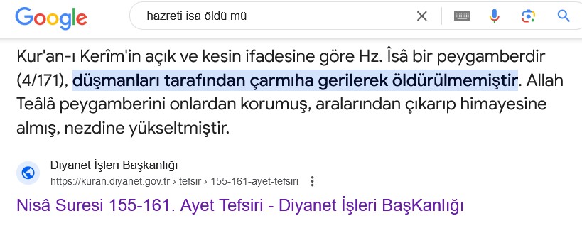 Halis Gül yazdı l Ali Erbaş’ın ‘Hz. İsa da öldü’ sözleri tartışma oluşturdu 3 Halis Gül yazdı l Ali Erbaş’ın ‘Hz. İsa da öldü’ sözleri tartışma oluşturdu