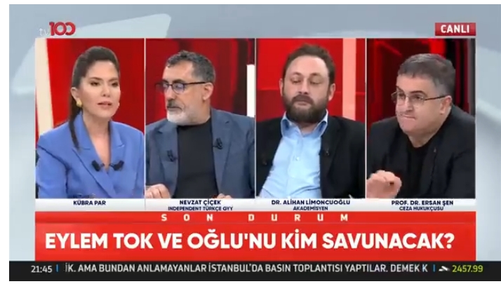 Ersan Şen ‘Eylem Tok ve oğlunu savunurum’ sözünden pişman olmuş 2 Ersan Şen ‘Eylem Tok ve oğlunu savunurum’ sözünden pişman olmuş