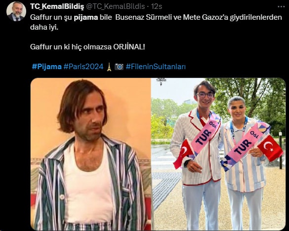 Türkiye'nin Olimpiyat kıyafeti sosyal medyada alay konusu oldu
