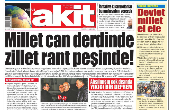 Halis Gül yazdı l Deprem: 17 Ağustos... 7,4 yetmedi mi?... İlahi ikaz.. Ve 6 Şubat...