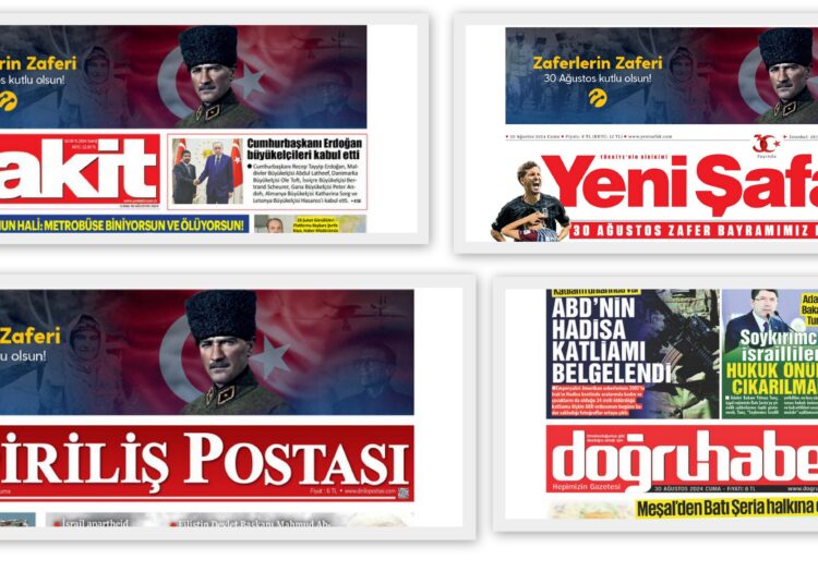 Zafer Bayramı’nı kutlamıyorlar ama reklamlarını alıyorlar