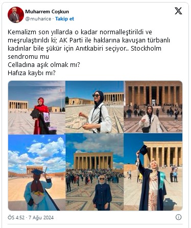 Anıtkabir’e giden başörtülüler, Akit’in ve Fuat Uğur’un hedefinde 3 Anıtkabir’e giden başörtülüler, Akit’in ve Fuat Uğur’un hedefinde