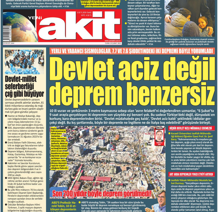 Halis Gül yazdı l Deprem: 17 Ağustos... 7,4 yetmedi mi?... İlahi ikaz.. Ve 6 Şubat...