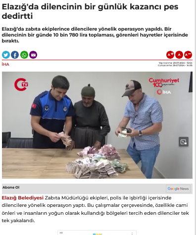 'Günde 10 bin lira kazanıyor' denilen adamın acı gerçeği ortaya çıktı 2 'Günde 10 bin lira kazanıyor' denilen adamın acı gerçeği ortaya çıktı