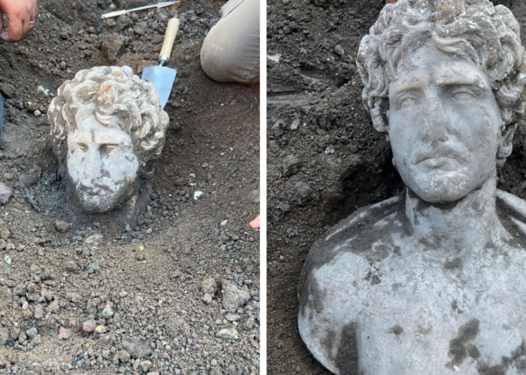 Düzce'de antik kentte 1800 yıllık büst bulundu 1 Düzce’de antik kentte 1800 yıllık büst bulundu