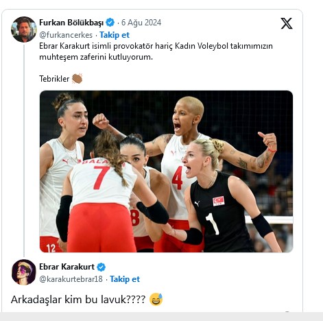 Ebrar Karakurt’tan AK Parti trolüne: “Arkadaşlar kim bu lavuk?” 2 Ebrar Karakurt’tan AK Parti trolüne: “Arkadaşlar kim bu lavuk?”