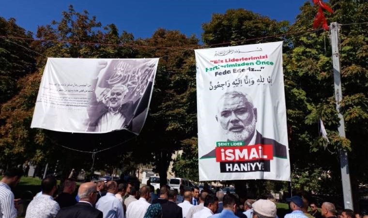 30 Ağustos töreninde İsmail Haniye posteri gerginliği 2 30 Ağustos töreninde İsmail Haniye posteri gerginliği