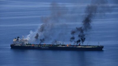 Husiler, yanan petrol gemisi için karar verdi