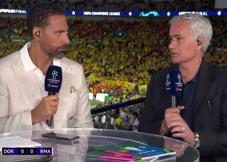 Rio Ferdinand’dan eleştiri: Mourinho artık Avrupa seviyesinde değil 1 Rio Ferdinand’dan eleştiri: Mourinho artık Avrupa seviyesinde değil