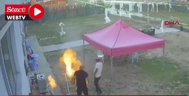 Mangal faciası: Önce alev aldı, sonra kriz geçirip can verdi