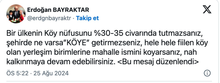Eski Bakan Erdoğan Bayraktar: Nah kalkınırsınız! 4 Eski Bakan Erdoğan Bayraktar: Nah kalkınırsınız!