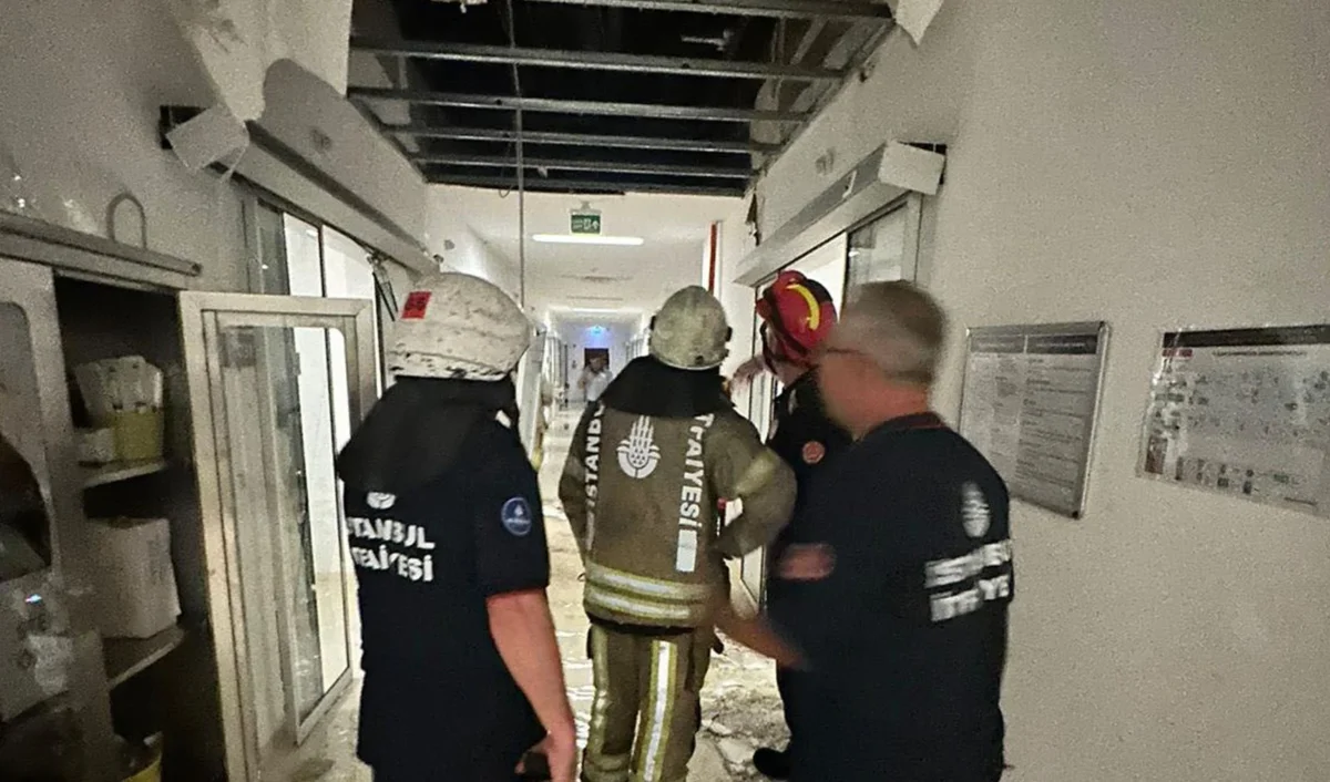 Havalimanı arazisindeki hastanenin tavanı çöktü: Bir bebek hayatını kaybetti