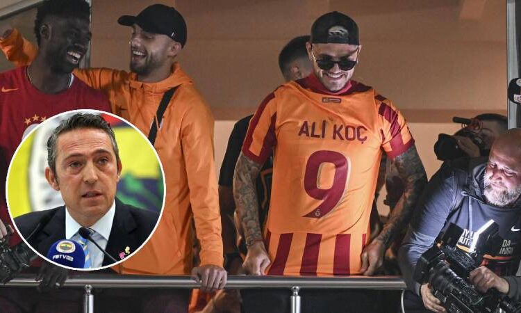 Tüm oyuncular imzaladı, Ali Koç yazılı Galatasaray forması Kadıköy'de bırakıldı 1 Tüm oyuncular imzaladı, Ali Koç yazılı Galatasaray forması Kadıköy’de bırakıldı
