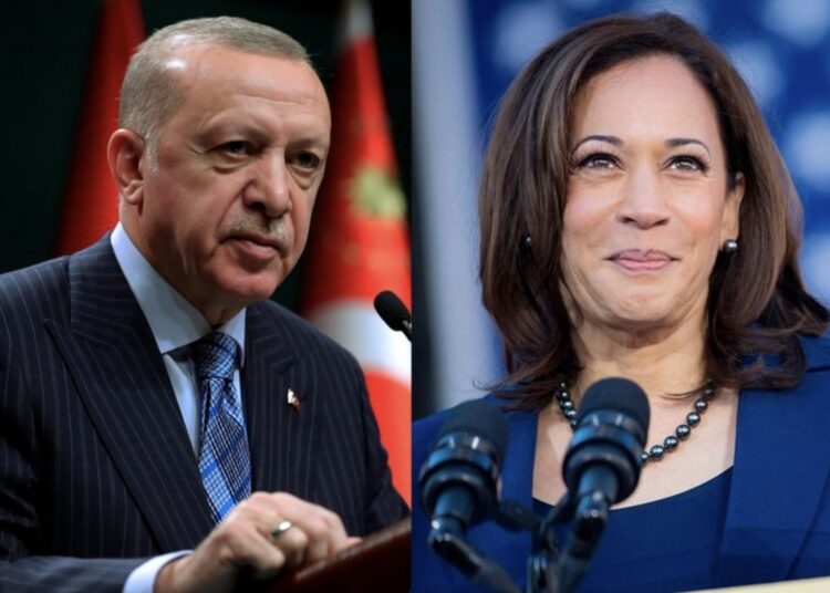 ABD basını yazdı: Erdoğan, Kamala Harris ile görüşme talebinde bulundu