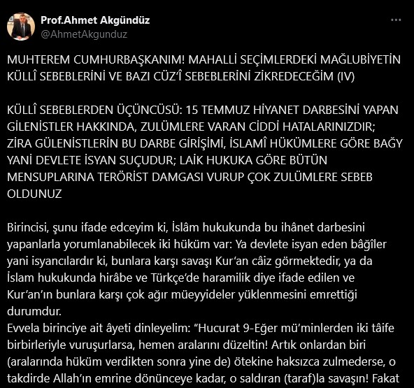 Halis Gül yazdı l Akgündüz: Bylock, Asya Finans, iltisak diyerek herkesi terörist ilan ettiniz! 3 Halis Gül yazdı l Akgündüz: Bylock, Asya Finans, iltisak diyerek herkesi terörist ilan ettiniz!