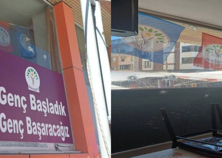 Sultangazi’de DEM Parti binasına silahlı saldırı