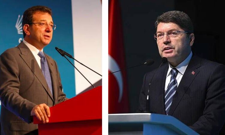 İmamoğlu: Bana ceza keserseniz millet sizi evinize yollar! Bakan Tunç: Kimse yargıya parmak sallayamaz! 1 İmamoğlu: Bana ceza keserseniz millet sizi evinize yollar! Bakan Tunç: Kimse yargıya parmak sallayamaz!