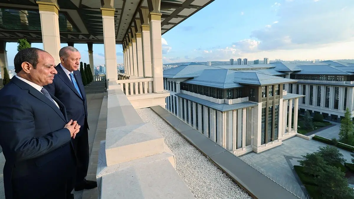 ‘Rabia’ unutuldu: Sisi’yle Beştepe’de samimi poz