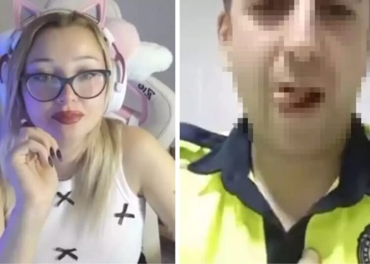 Garip hareketler yapan şahıs gerçek polis çıktı, açığa alındı