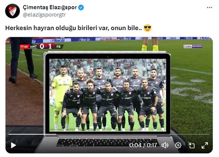 Elazığspor'dan sıradışı Jose Mourinho paylaşımı gündem oldu 3 Elazığspor'dan sıradışı Jose Mourinho paylaşımı gündem oldu