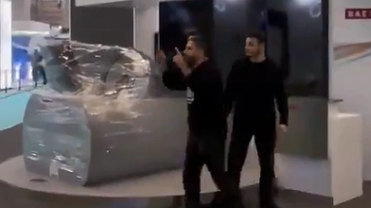 İsrail ordusuna silah tedarik eden firmayı protesto eden yazar Adem Özköse'ye gözaltı 2 İsrail ordusuna silah tedarik eden firmayı protesto eden yazar Adem Özköse'ye gözaltı