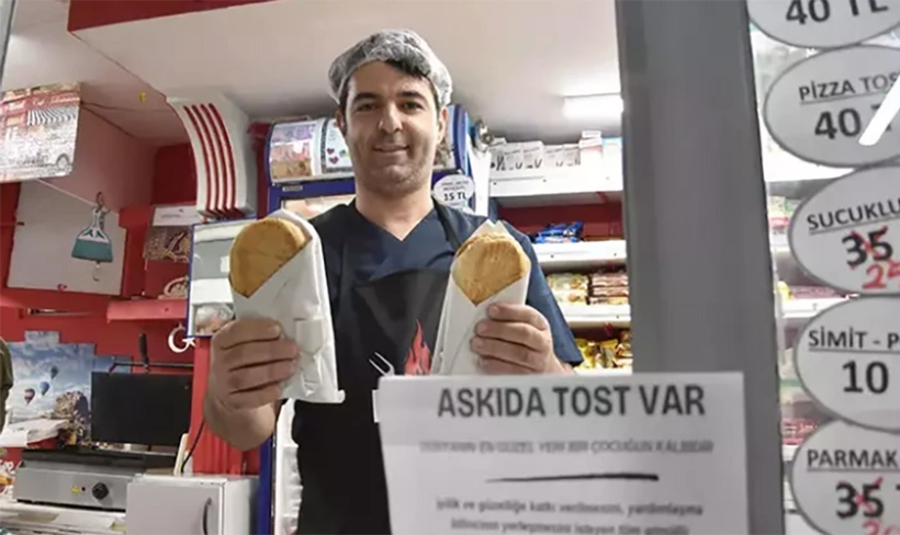 Seçimde verilen '5 milyon öğrenciye yemek' sözü unutulunca 'askıda tost'la çare aranıyor