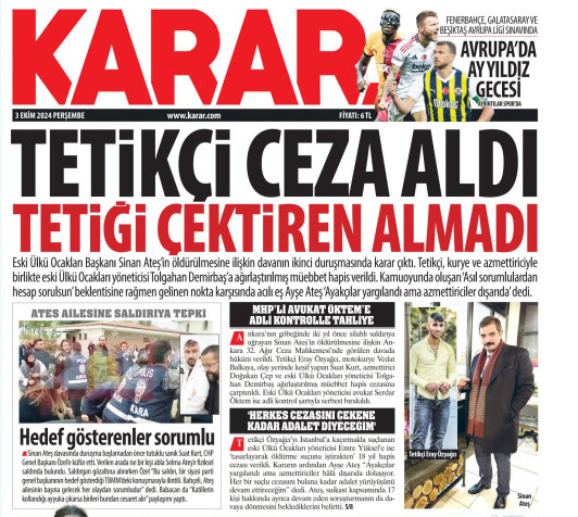 Halis Gül yazdı l İktidar yanlısı medya, Sinan Ateş davasının sonuç haberini neden görmedi?