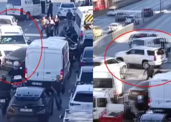 Yabancı uyruklu şahıs, çaldığı araçla ortalığı savaş alanına çevirdi!