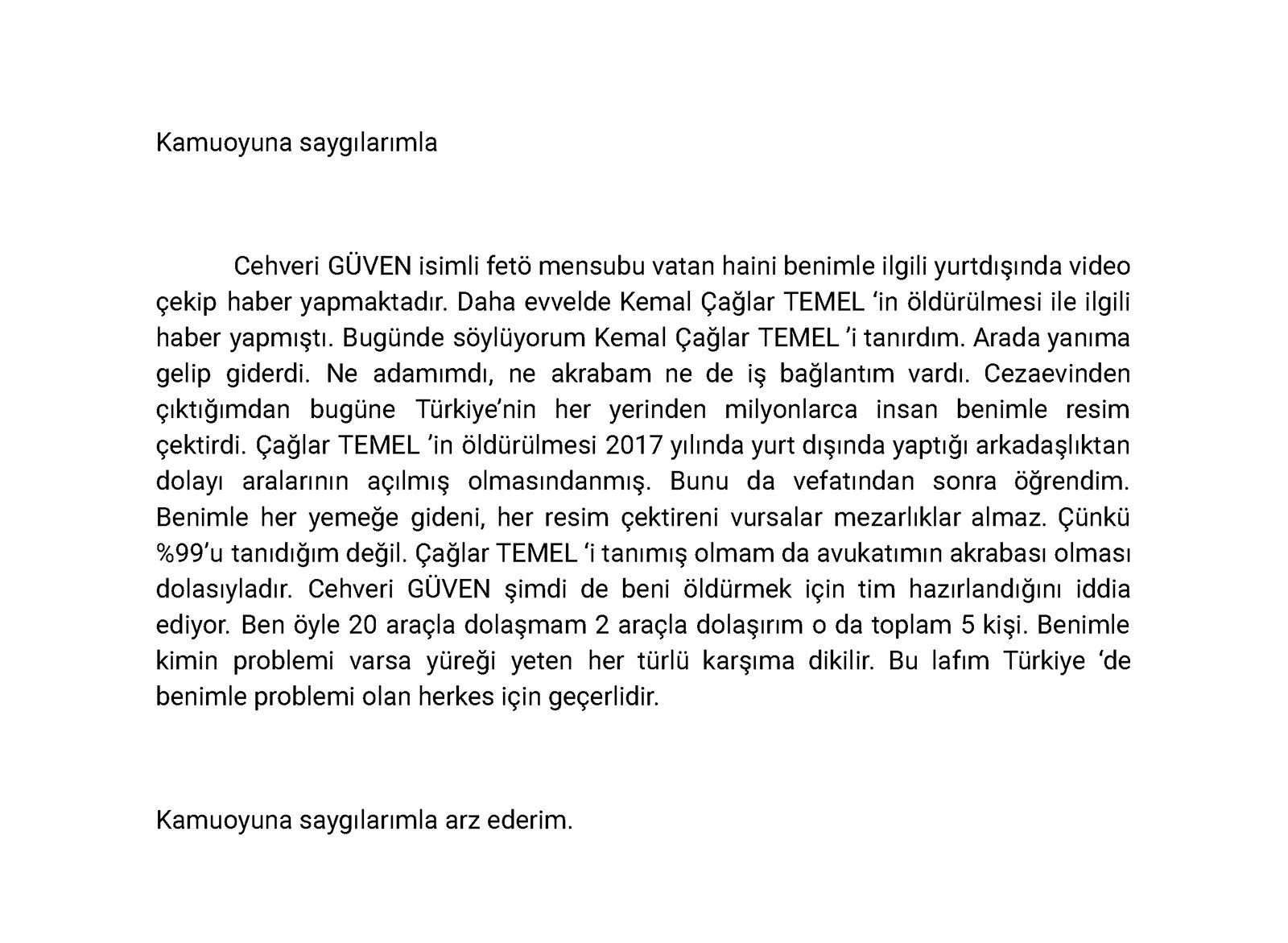 Alaattin Çakıcı’dan suikast iddiaları üzerine açıklama: Yüreği yeten karşıma çıksın 2 Alaattin Çakıcı’dan suikast iddiaları üzerine açıklama: Yüreği yeten karşıma çıksın