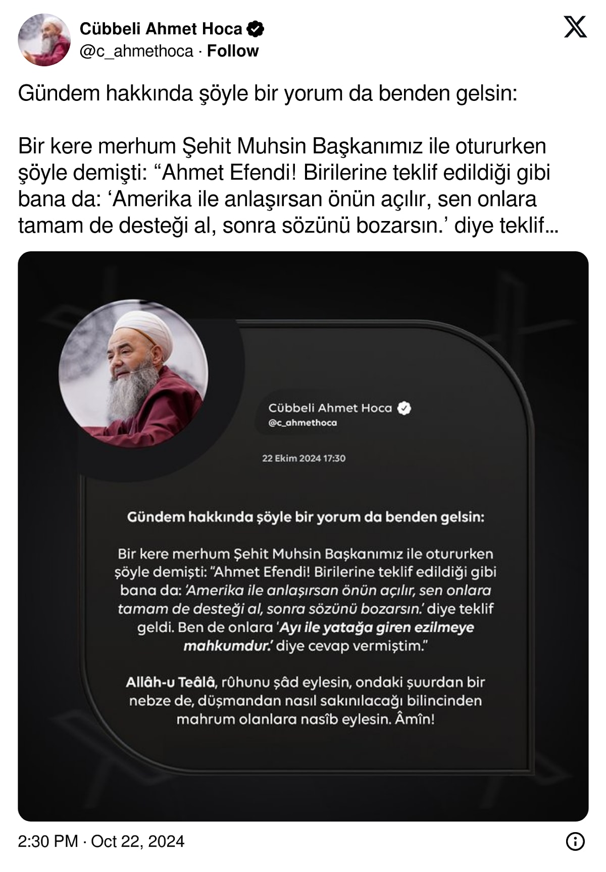 Halis Gül yazdı l Cübbeli, Çakıcı ile görüşünce fikri değişti! 2 Halis Gül yazdı l Cübbeli, Çakıcı ile görüşünce fikri değişti!