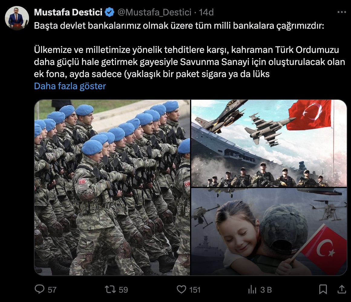 Destici'den bankalara çağrı: Limit düşürmek isteyenlerin kartlarını iptal edin! 2 Destici'den bankalara çağrı: Limit düşürmek isteyenlerin kartlarını iptal edin!