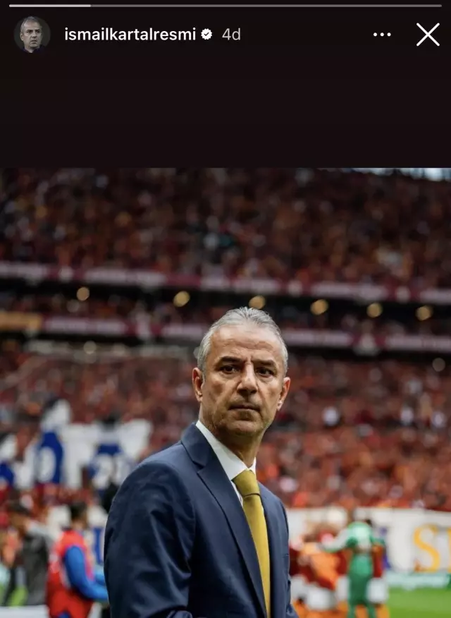 İsmail Kartal'dan Galatasaray maçı oynanırken kafa karıştıran paylaşım 2 İsmail Kartal'dan Galatasaray maçı oynanırken kafa karıştıran paylaşım