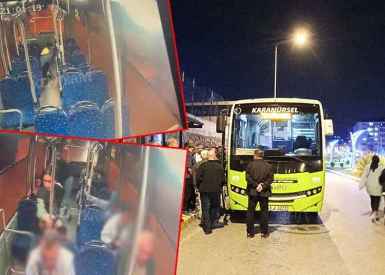 Yolcu midibüsünde husumetlisinin boğazını kesti 1 Yolcu midibüsünde husumetlisinin boğazını kesti