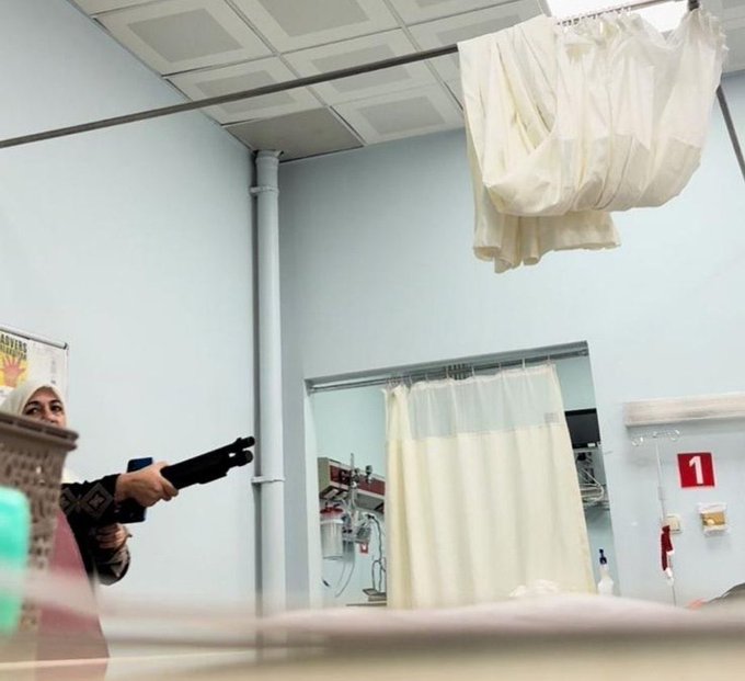 K.Maraş’ta bir kadın, pompalı tüfekle hastane bastı