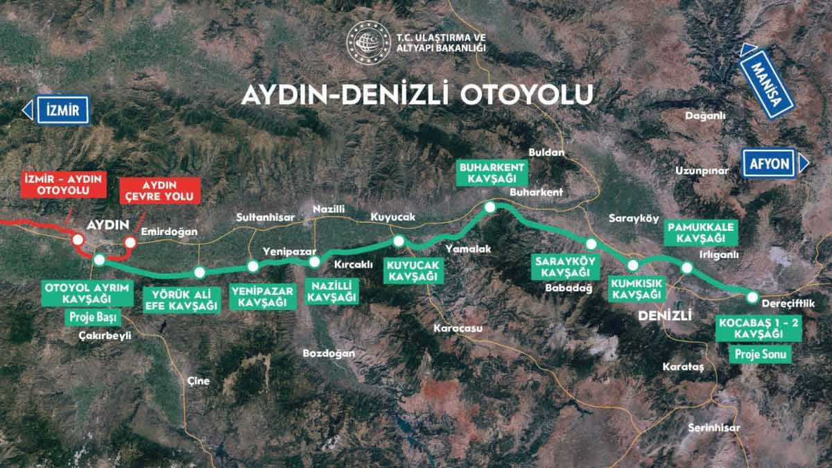 Aydın ile Denizli arasına yeni otoyol: Geçiş ücreti 385 TL 2 Aydın ile Denizli arasına yeni otoyol: Geçiş ücreti 385 TL