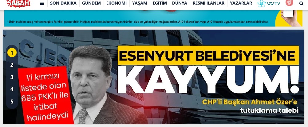 SABAH’ın ‘kayyum atandı’ iddiasına CHP'den yalanlama 3 SABAH’ın ‘kayyum atandı’ iddiasına CHP'den yalanlama