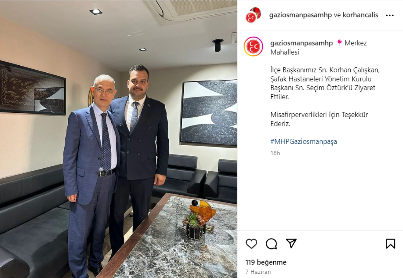 Şafak hastanesinin sahibi Seçim Öztürk, MHP'li Celal Adan'ın dünürü çıktı