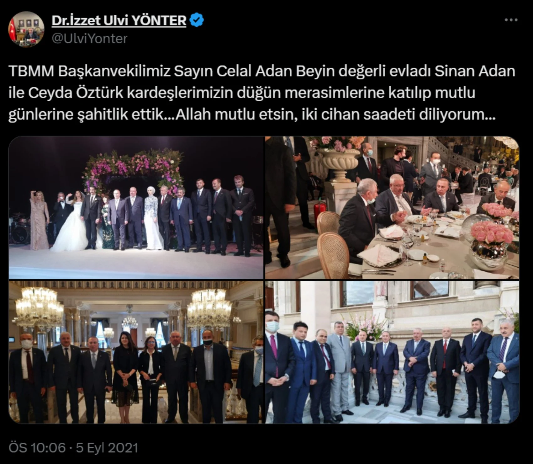 Şafak hastanesinin sahibi Seçim Öztürk, MHP'li Celal Adan'ın dünürü çıktı