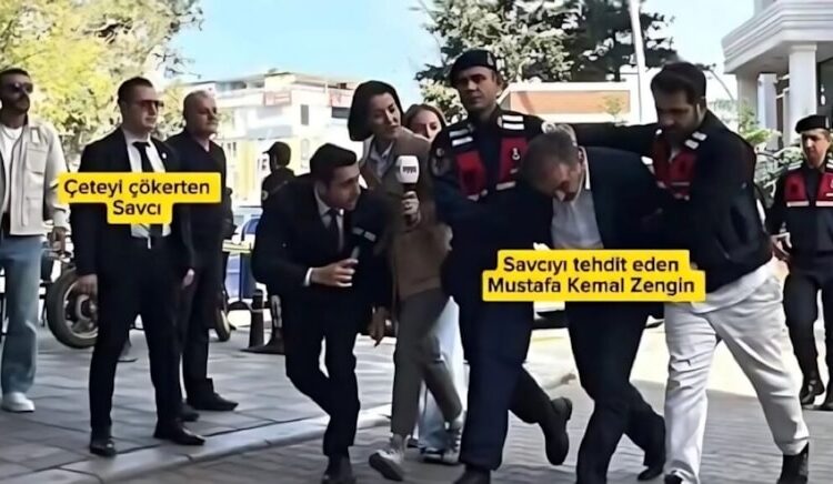 Savcı, kendisini tehdit edenlerin ters kelepçeyle götürülmesini izledi 1 Savcı, kendisini tehdit edenlerin ters kelepçeyle götürülmesini izledi