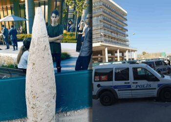 İnşaat için yapılan kazıda top mermisi bulundu