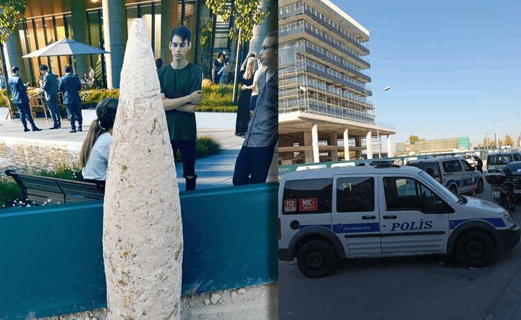 İnşaat için yapılan kazıda top mermisi bulundu