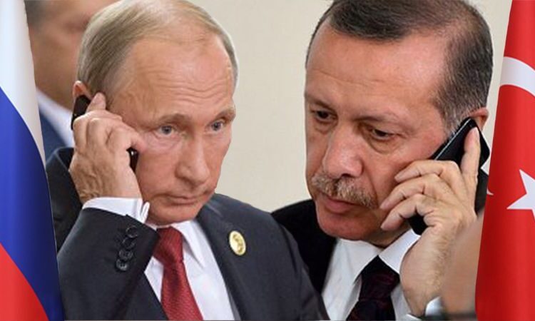 Erdoğan ve Putin, telefon görüşmesi yaptı