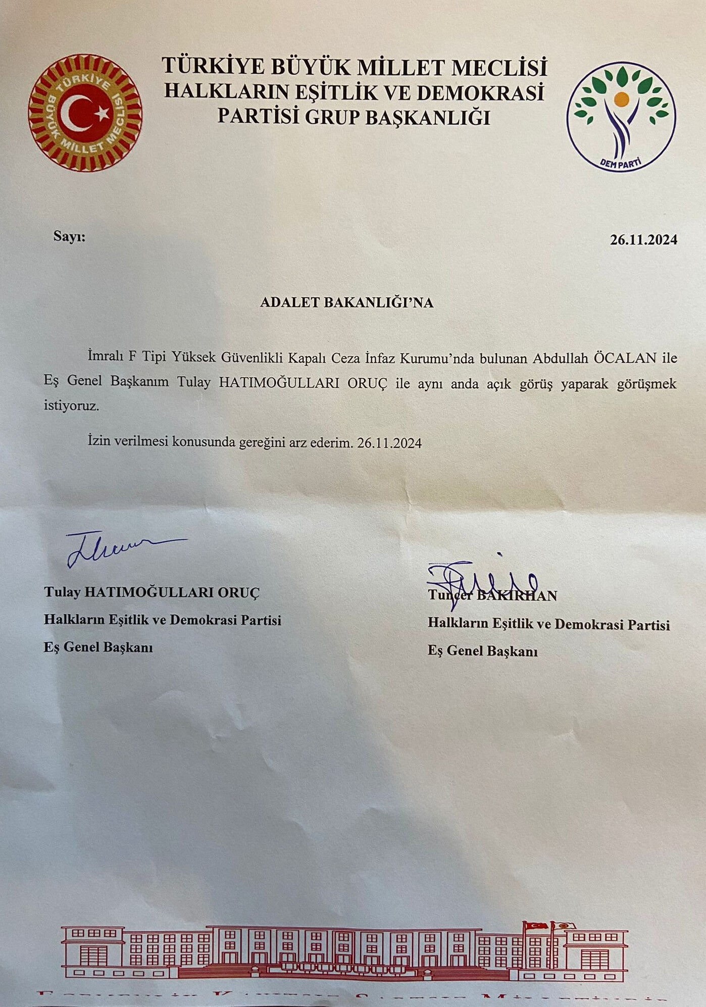Bahçeli'nin "İmralı'yla görüşsünler" çıkışına DEM Parti'den cevap: Hazırız! 2 Bahçeli'nin "İmralı'yla görüşsünler" çıkışına DEM Parti'den cevap: Hazırız!
