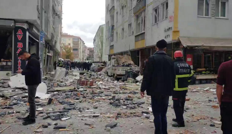 Çorum’daki patlamada 1 kişi hayatını kaybetti, çok sayıda yaralı