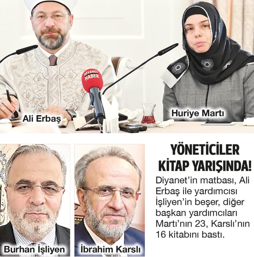 Diyanet’in yayınevi yöneticilerin özel matbaasına dönmüş