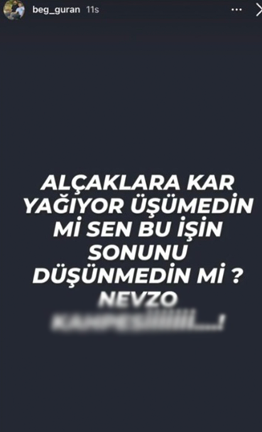 Salim Güran'ın oğlundan Nevzat Bahtiyar'a tehdit: Mermili mesaj sonrası hesabını kapattı 2 Salim Güran'ın oğlundan Nevzat Bahtiyar'a tehdit: Mermili mesaj sonrası hesabını kapattı